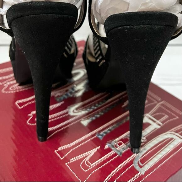 Delicacy Ivetta Platform Heels Size 8 Black NEW! - Picture 3 of 9